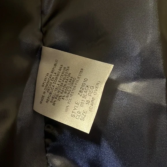 Izod boys black blazer NWT